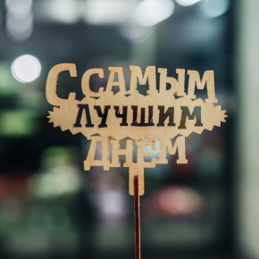Топпер С самым лучшим днем в Бронницах
