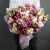 Букет "Сладкая жизнь" из кустовых пионовидных роз и эустом в Бронницах