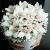 Композиция в шляпной коробке из белых орхидей и гипсофилы в Бронницах Композиция в шляпной коробке из белых орхидей и гипсофилы в Бронницах