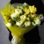 Букет из ранункулюсов и мимозы в Бронницах