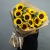 Букет "Месседж" с подсолнухами и эвкалиптом в Бронницах