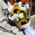 Букет "Солнечный цветочек" из подсолнуха, гиперикума, хризантем и орнитагалума в Бронницах