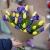 Букет из ирисов и тюльпанов в Бронницах